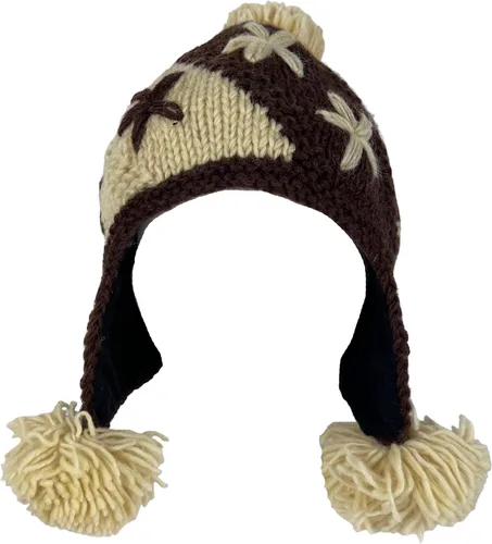 Vista 6 de Agan Traders Gorro de punto grueso para mujer, con forro polar, cálido, grueso, con solapa para las orejas, para clima frío