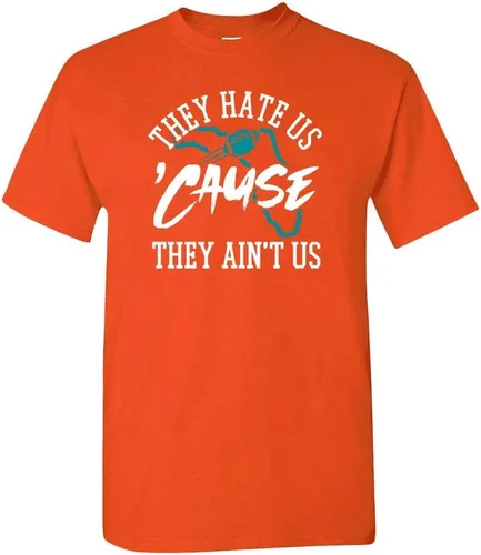 Vista 9 de Xtreme Apparrel They Hate Us 'Cause They Ain't Us Men's T-Shirt for Football Fans Arizona - Camisa negra