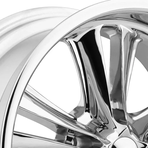 Vista 4 de Foose F097 Knuckle 17x8 5x4.5" +0.039 in Rim de rueda cromada 17" pulgadas