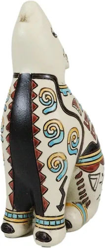Vista 5 de Ebros Gift Nativo tribal americano azteca hopi estilo indio aullando lobo animal tótem espíritu colección celestial cielo y tierra inspirados