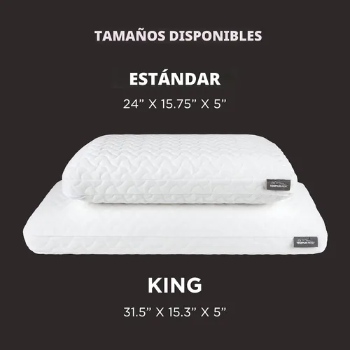 Vista 10 de Tempur-Pedic TEMPUR-Cloud Almohada para dormir, estándar, color blanco