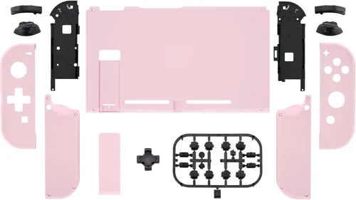 Vista 2 de eXtremeRate Dpad Version - Juego completo personalizado de carcasa para Nintendo Switch placa trasera de consola de repuesto carcasa de controlador