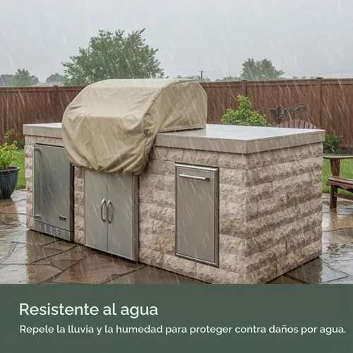 Vista 6 de Covermates - Cubierta para parrilla integrada - 30 W x 26D x 14H - Prestige - 900D resistente a la decoloración y al agua - Resistente a la Elite