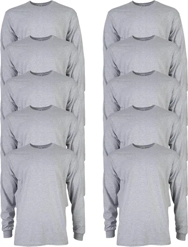 Vista 33 de Gildan - Camiseta de manga larga de algodón ultra estilo G2400 para adultos, paquete múltiple