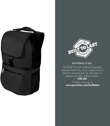 Vista 8 de PICNIC TIME NCAA Texas A&M Aggies Zuma - Mochila enfriadora suave - Enfriador de almuerzo, (negro)