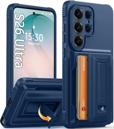 Vista 9 de Oterkin Funda tipo cartera para Google Pixel 10a [4-5 tarjeteros] [soporte de metal] [bloqueo RFID] [Protección completa de la cámara]