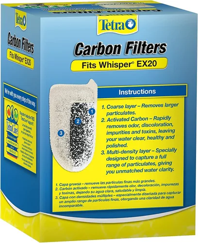 Vista 2 de Filtro de carbón Tetra Whisper EX, Blancos y beiges