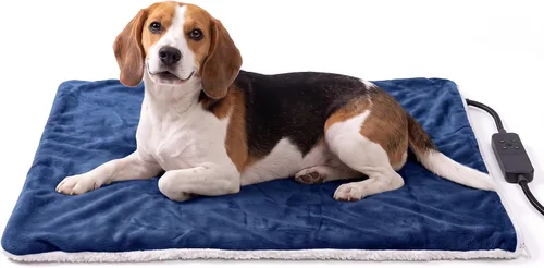 Vista 14 de Rest-Eazzzy - Almohadilla térmica para mascotas para gatos, impermeable, antimordeduras Azul