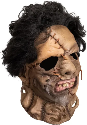 Vista 2 de Trick Or Treat Studios Masacre II de Texas Chainsaw Massacre II Leatherface Máscara Marrón