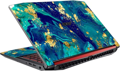 Vista 24 de LidStyles - Kit de vinilo de protección para Acer Nitro 5 AN515-51 (MTS negro)