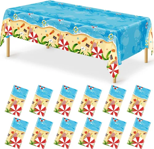 Vista 73 de Suministros de regreso a clases, 2 manteles de 108 x 54 pulgadas, manteles desechables coloridos para el primer día de escuela, rectangular