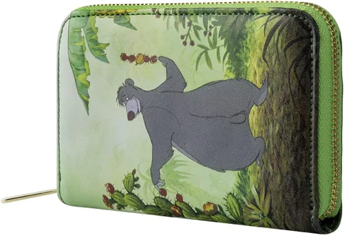 Vista 2 de Loungefly Disney Wallet The Jungle Book - Cartera Baloo, exclusiva de Tienda, multicolor
