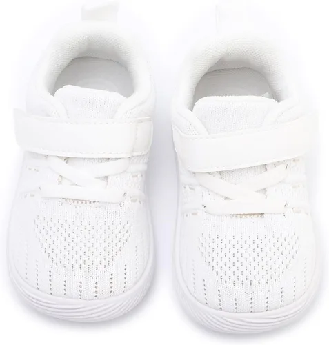 Vista 2 de Zapatos de bebé para niño y niña, zapatos para caminar sin cordones para bebés, zapatos para primeros pasos, 6, 9, 12, 15, 18, 24 meses
