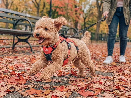 Vista 7 de Tuff Pupper Arnés para perro sin escape a prueba de escape, arnés ajustable de 5 puntos para perros, arneses acolchados para perros, arneses