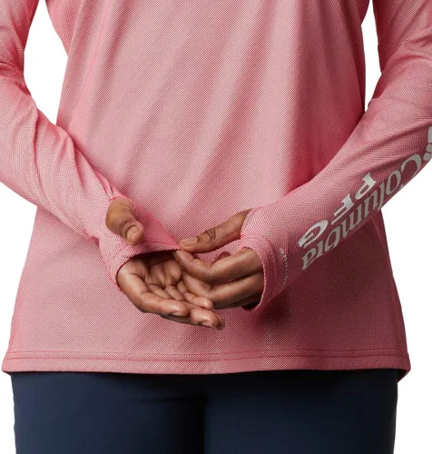 Vista 6 de Columbia Womens Tidal Deflector Zero Mock Ls