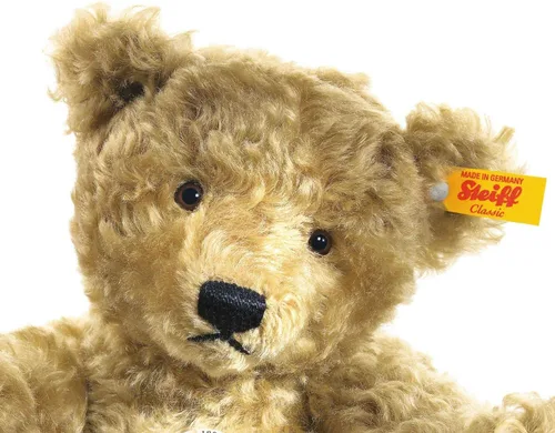 Vista 2 de Steiff Oso de peluche clásico de 1920, 10 pulgadas, hecho del mejor mohair, para coleccionistas adultos