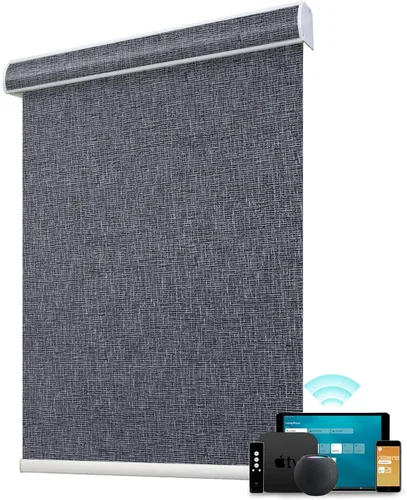 Vista 17 de SmartWings Persianas enrollables con cable duro PoE 100% opacas, muestra de tela
