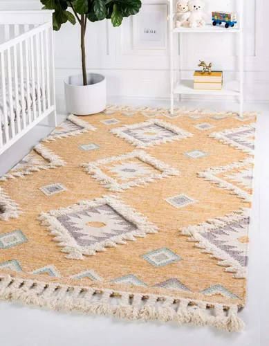 Vista 14 de Unique Loom Mesa Collection - Alfombra de área - Papago (2 pies 2 pulgadas x 6 pies 1 pulgada, carbón/gris)