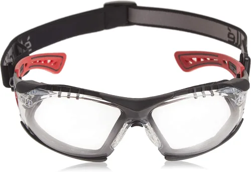 Vista 2 de Gafas de seguridad Rush+ con espuma y correa montadas