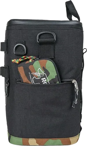 Vista 8 de Rough Enough - Bolsa térmica de latas de vino suave portátil para playa, campamento, pesca, golf con sistema Molle, 15 litros