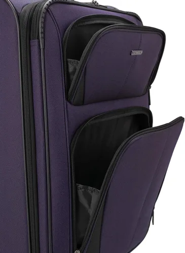 Vista 2 de US Traveler Aviron Bay - Equipaje extensible con ruedas giratorias PúrpuraOmbre Force US08125L31