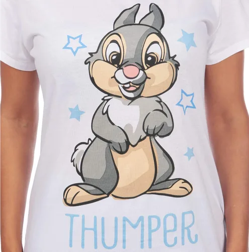 Vista 2 de Disney Pijama Bambi Thumper para mujer Azul Patchwork