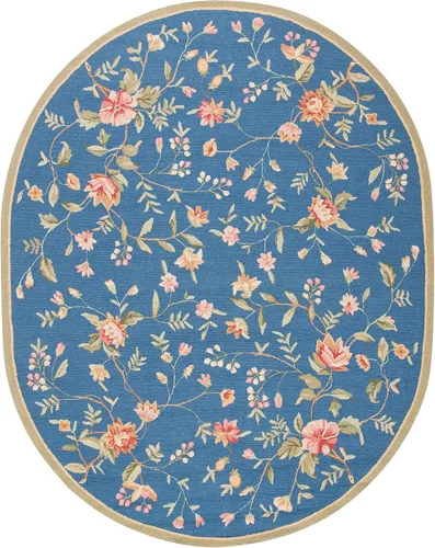 Vista 19 de SAFAVIEH Chelsea Collection - Alfombra decorativa de 1 pies 8 pulgadas x 2 pies 6 pulgadas, color negro, lana de campo francesa enganchada a mano