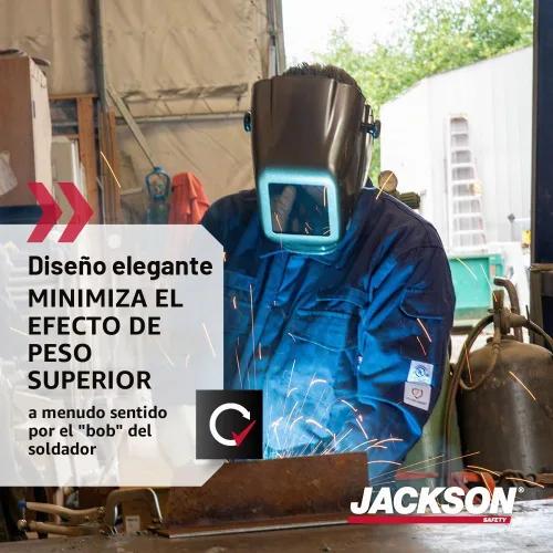 Vista 6 de Jackson Safety W10 HLX 100 - Casco para soldadura estática metal pesado., 1