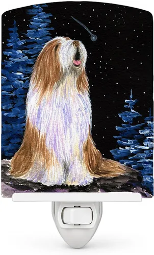Vista 21 de Tesoros de la Caroline Noche estrellada Chihuahua Luz, 6" x 4," Multicolor Chihuahua 08