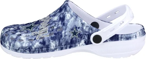 Vista 23 de FOCO NFL Womens NFL Team Logo Cloudie Garden Water Sandals Shoes Slipper Clogs with Strap