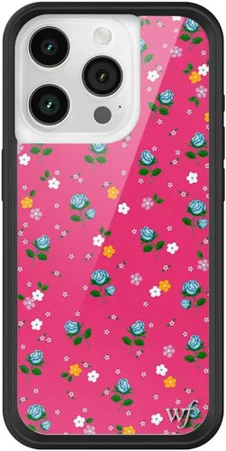 Vista 37 de Wildflower - Fundas compatibles con Apple iPhone 15 Pro Protector de goma negro, certificado de prueba de caída de 4 pies, propiedad de mujeres