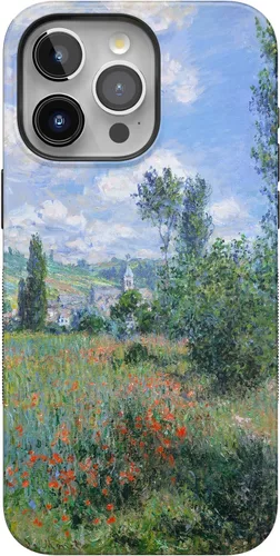 Vista 97 de Funda Casely para iPhone 15 Pro Max Todas las sonrisas Adhesivo de cara sonriente Compatible con MagSafe Diseño protector audaz