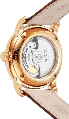 Vista 4 de Mido Reloj Hombre Commander Baroncelli Automático Mido Caliber 80 (Base ETA C07.611) Reloj, Marrón