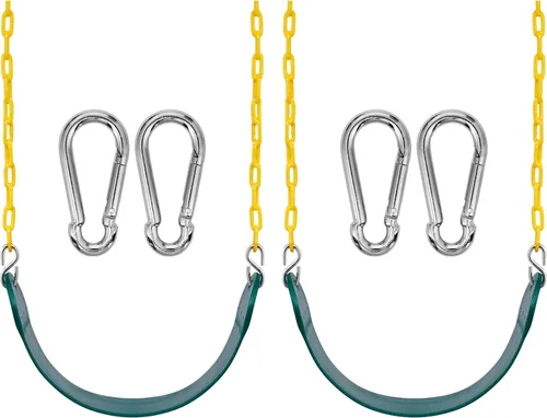 Vista 10 de Sorbus Cuna para bebé - Columpio para niños pequeños con respaldo alto, columpio tipo cubeta para bebés y niños pequeños, con cadenas recubiertas