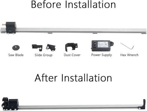 Vista 8 de Sierra Eléctrica para Flechas de Tiro con Arco Cortador de Flechas de Carbono Mini Sierra Recíproca Corte Cuadrado de Flecha Ajustable Herramienta