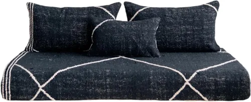 Vista 9 de arabicsofa Sofás de Suelo Coloridos de Estilo Marroquí – Cojines de Suelo Modulares Hechos a Mano (Beige 16, Sofá de Suelo de 4 pies)