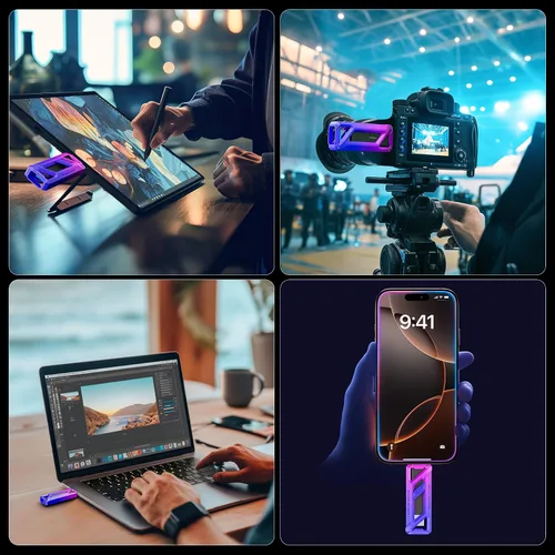 Vista 7 de fanxiang Unidad flash de 256 GB, hasta 2050 MB/s USB 3.2 Gen2 × 2, unidad USB con USB A + tipo C, unidad de memoria USB 2 en 1