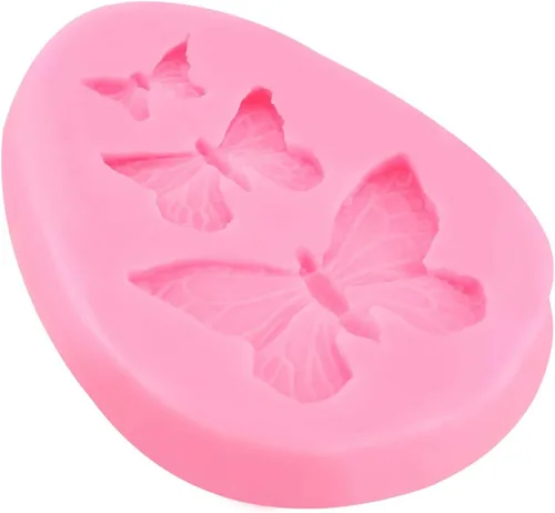 Vista 7 de Moldes de silicona con forma de mariposa para tartas de chocolate, herramienta de decoración para chocolate, dulces, gelatina, cubitos de hielo