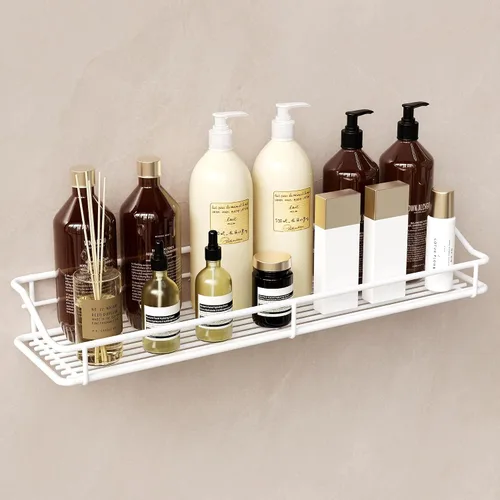 Vista 11 de Orimade Organizador adhesivo para baño, cesta de almacenamiento de ducha, estante de especias de cocina, sin perforaciones, acero inoxidable SUS304
