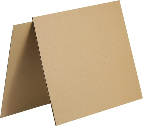 Vista 6 de PINGEUI 50 hojas de cartón corrugado de 10 x 10 pulgadas, hojas de cartón kraft marrón de 1/8 pulgadas de grosor, cartón corrugado para embalaje