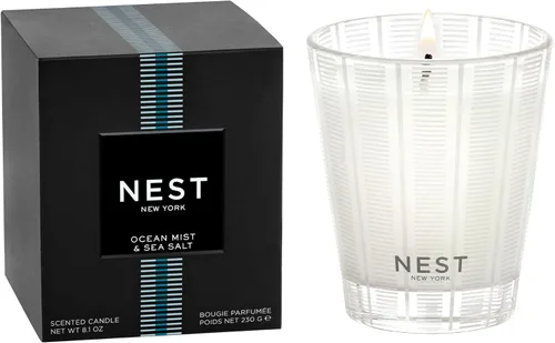 Vista 17 de NEST New York Vela clásica perfumada, bambú, 8.1 onzas, tiempo de combustión de hasta 60 horas, recipiente de vidrio reutilizable