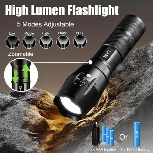 Vista 4 de RoverTac Kit de herramientas de supervivencia para camping, multiherramienta 11 en 1, hacha multiherramienta, linterna LED de alto lumen, cuchillo