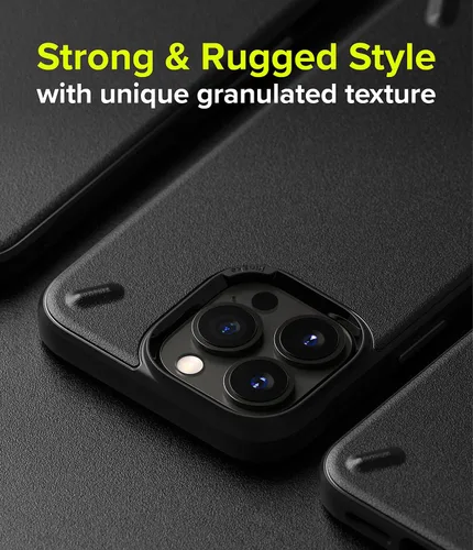 Vista 3 de Ringke Onyx - Funda compatible con iPhone 13 Pro, silicona flexible extremadamente resistente, tipo TPU a prueba de golpes, cubierta de protección