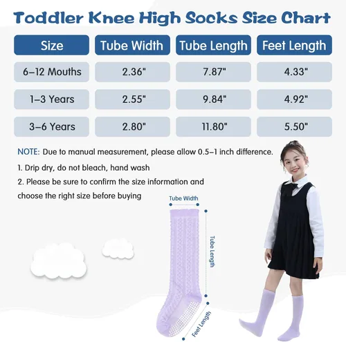 Vista 5 de Zando Calcetines de fútbol para niños, calentadores de piernas, calcetines largos con volantes, calcetines para bebés recién nacidos, calcetines