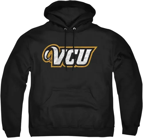 Vista 133 de Distressed College Primary Logo Adult Pullover Hoodie Collection 1 Universidad Estatal de Albany