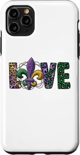 Vista 11 de iPhone 15 Mardi Gras Love 2023 for Women Queen Carnival Costume Case