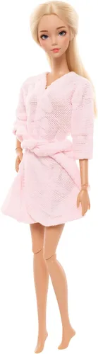 Vista 4 de Ropa de dormir para muñeca, ropa de noche, ropa de dormir para muñeca de niña de 11.5 pulgadas Ropa de descanso, traje de cama, ropa de noche