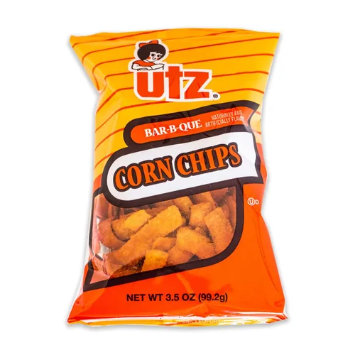 Vista 2 de Utz BBQ - Chips de maíz crujientes y deliciosos sabores de maíz para barbacoa, 7, bolsas de 3.5 onzas