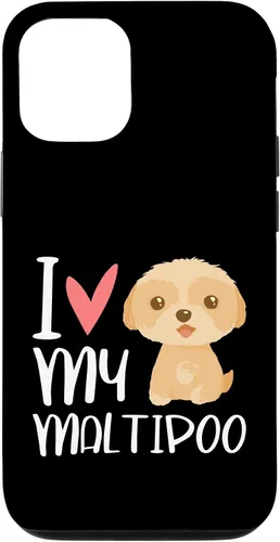 Vista 26 de iPhone 16 Maltipoo Dog Lover Hybrid Multipoo Breeder Heart Fur Parent Case