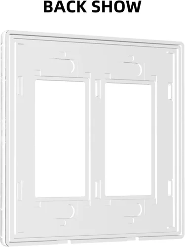 Vista 605 de Placa de Interruptor de Luz Azul de 1 Gang, Placa de Pared Decorativa de Palanca Individual, Cubierta de Placa de Pared de Palanca, Placa Frontal